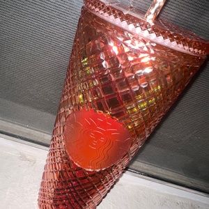 Starbucks bling rose gold cup